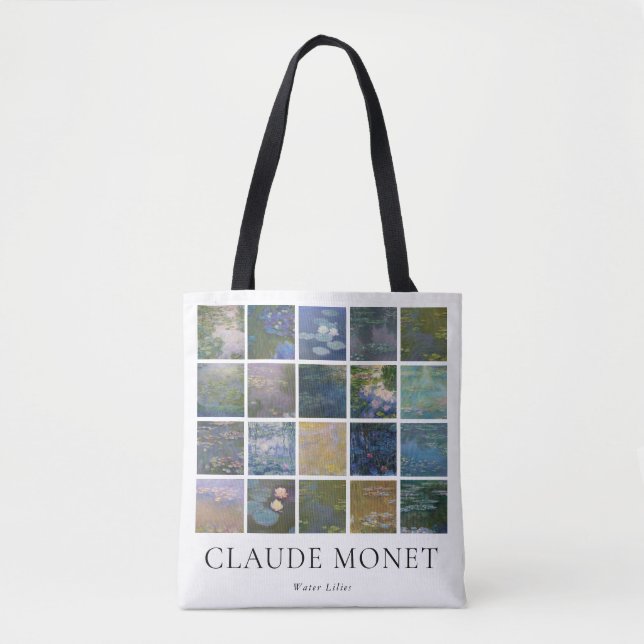 Bolsa Tote Claude Monet Water Lily (Frente)