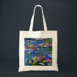 Bolsa Tote Claude Monet Water Lily<br><div class="desc">Lírios d'água pintados por Claude Monet em 1916.</div>
