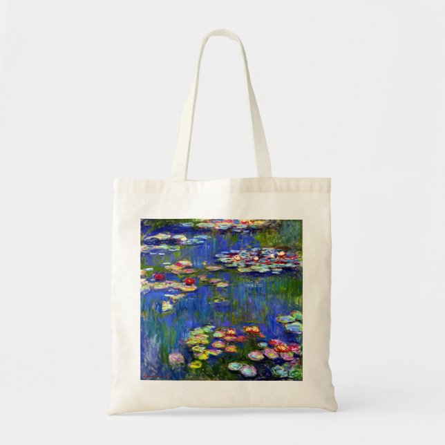 Bolsa Tote Claude Monet Water Lily (Frente)