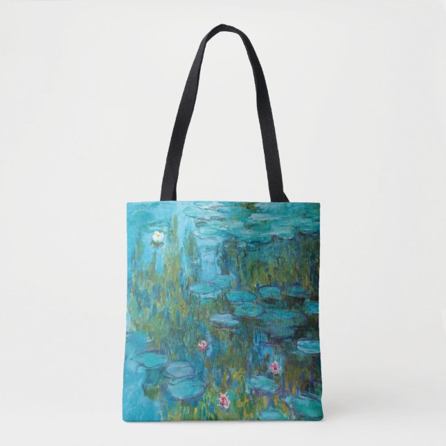 Bolsa Tote Claude Monet Water Lily Ninfhéas GalleryHD (Frente)