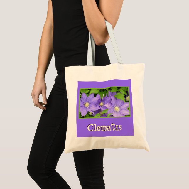 BOLSA TOTE CLEMÁTICA RÚPIDA/FLORAL (Frente (produto))