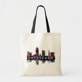 Bolsa Tote Cleveland, Ohio em grafite