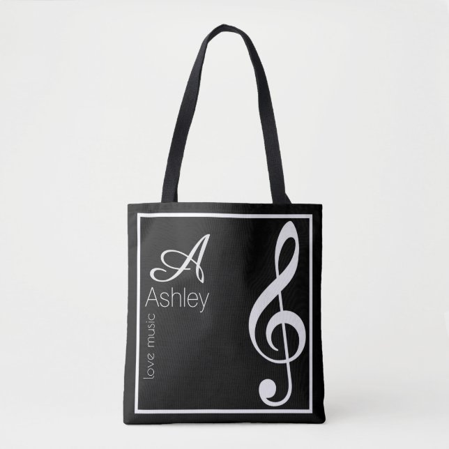 Bolsa Tote clf preto (Frente)