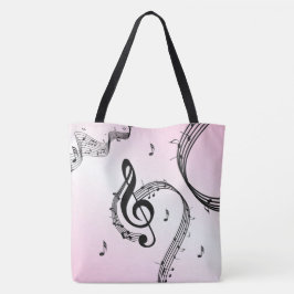 Bolsa Tote Climactic G Clef Pink