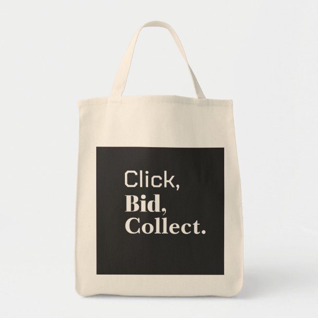 Bolsa Tote Clique, Licite, Colecione. Livro #CliqueLiciteCole (Frente)