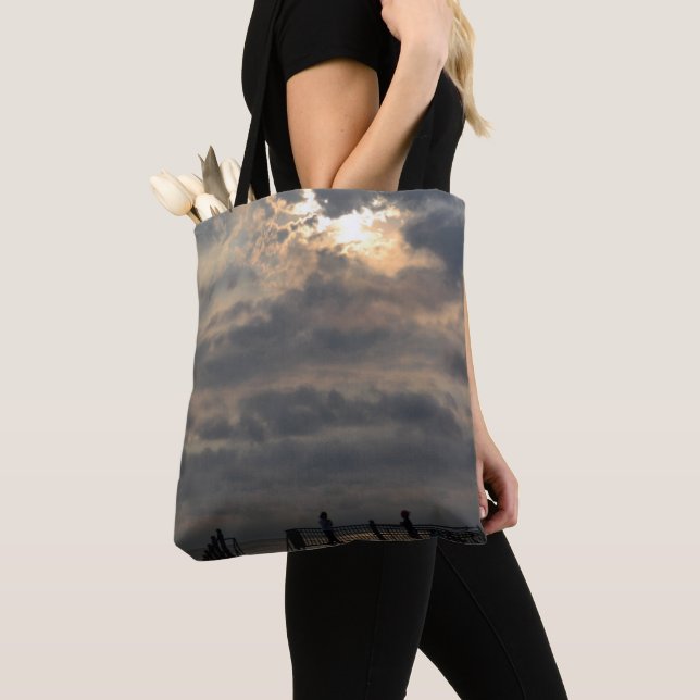Bolsa Tote Cloudy Sunrise de Shirley Taylor (Close Up)