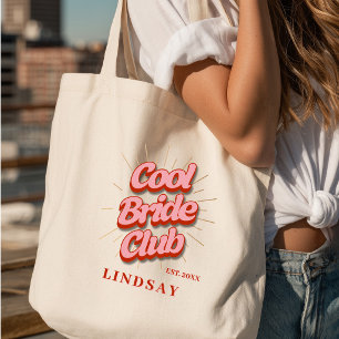 Bolsa Tote Clube da Noiva Legal Retro Despedida de Solteira