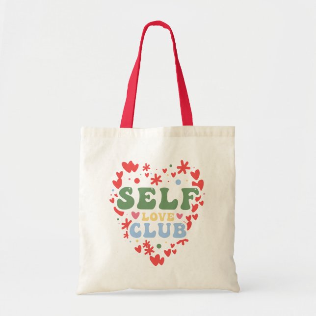 Bolsa Tote Clube de amor próprio (Frente)