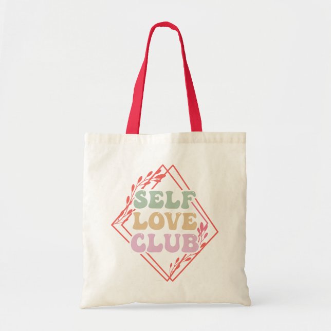 Bolsa Tote Clube de amor próprio (Frente)