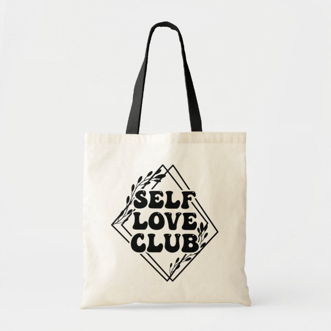 Bolsa Tote Clube de amor próprio (Frente)
