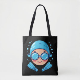 Bolsa Tote Clube de atividades pós-aula para amantes da nataç