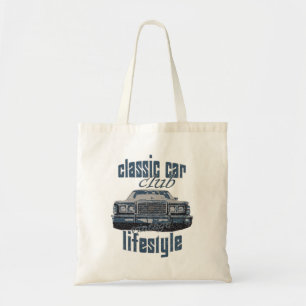 Bolsa Tote clube de carros clássicos presente para amante de 