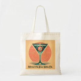 Bolsa Tote Clube de Coquetel Martini Atômico com Emaranhament