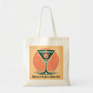 Bolsa Tote Clube de Coquetel Martini Atômico com Emaranhament