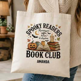 Bolsa Tote Clube de Leitores Assombrados Livro Personalizado