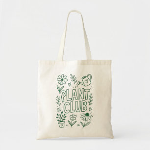 Bolsa Tote Clube de Plantas Jardim Amante de Plantas