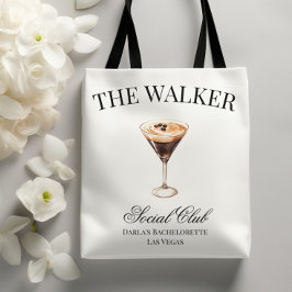 Bolsa Tote Clube de Social de Cocktail Espresso Martini Despe