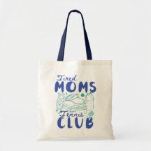 Clube de Tênis de Mães Cansadas Retro Divertido Es