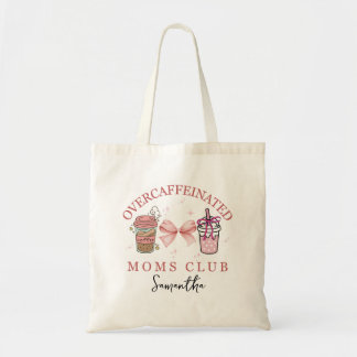 Bolsa Tote Clube mães com overcafeína personalizado