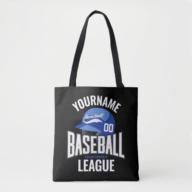 Bolsa Tote Clube Personalizado de Champ NAME Team Player (Frente)