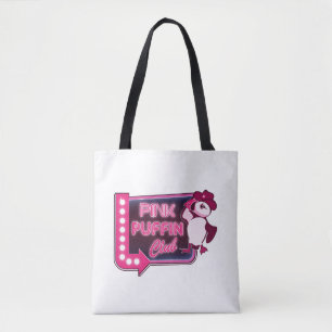 Bolsa Tote Clube Pink Puffin