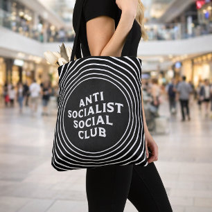 Bolsa Tote Clube Social Anti Socialista Engraçado Socialismo