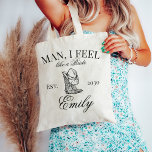 Bolsa Tote Clube Social de Festa de solteira de Cowgirl Perso<br><div class="desc">Levante-se, vaqueiras! Nossa Festa de solteira de Cowgirl é o cúmplice perfeito para sua aventura de Nashville. Criado com todos os atributos chave para o seu cesto personalizado de temas ocidentais, esta bolsa de tote combina estilo e praticidade para você e seu partido noivo. Projetado para capturar a essência da...</div>