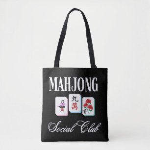 Bolsa Tote Clube Social de Mahjong 