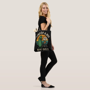 Bolsa Tote Clube Social de Pickleball Engraçado Big Dill