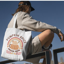 Bolsa Tote Clube Social de Tempero de Abóbora – Adorável PSL