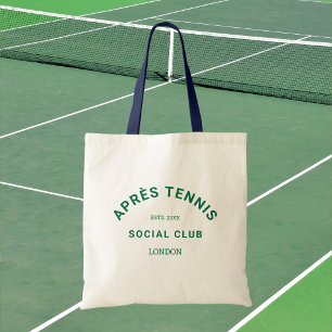 Bolsa Tote Clube Social de Tênis Après Green Crest Cabo Naval