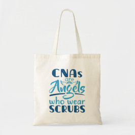 Bolsa Tote CNAs são anjos que Vestem esfregões