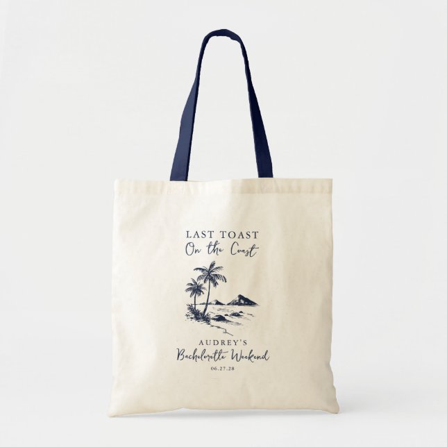 Bolsa Tote Coastal Bachelorette Party (Frente)