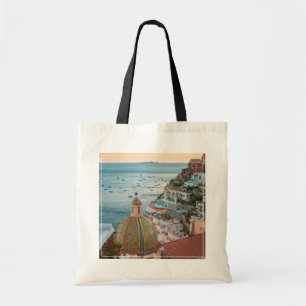 Bolsa Tote Coastline Positano, Costa Amalfi, Itália