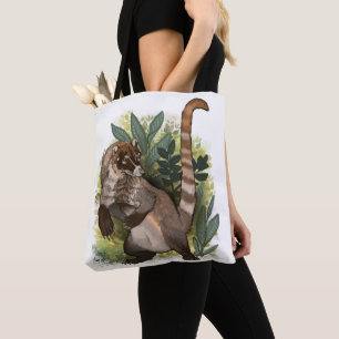 Bolsa Tote Coatamundi ou White Noss Coati
