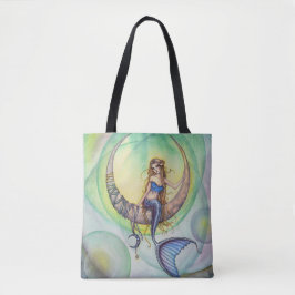Bolsa Tote Cobalt Moon Sereia Fantasy Art Toag