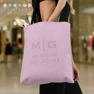 Bolsa Tote Cobertura Cor Rosa Orquídea Pastel Luz Suave Sólid