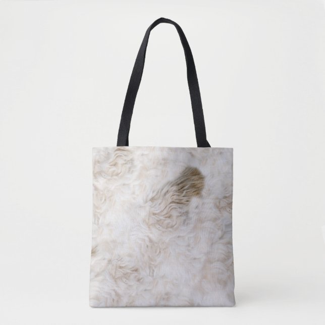 BOLSA TOTE COBERTURA DE PELO DE CÃO BEM SUAVE (Frente)