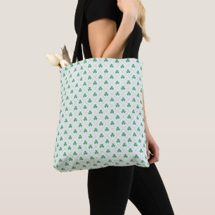 Bolsa Tote Cobertura do Impressão do cheio - Padrão de folhas