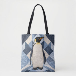 Bolsa Tote Cobertura Falsa de Pinguim