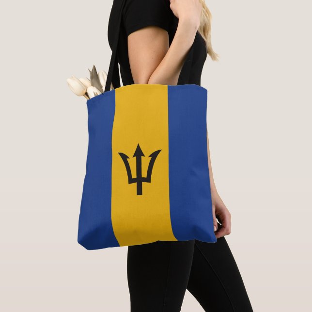 Bolsa Tote Cobertura Total da Bandeira Bajan Bárbara (Close Up)