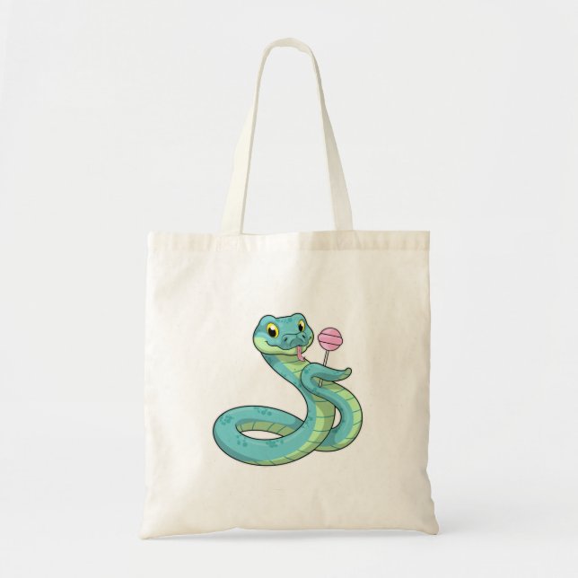 Bolsa Tote Cobra com pirulito (Frente)