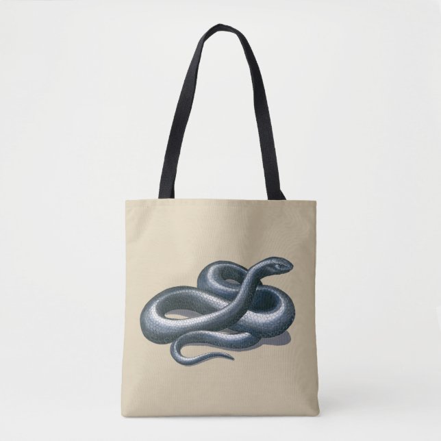 Bolsa Tote Cobra de Arte do Índio Oriental (Frente)