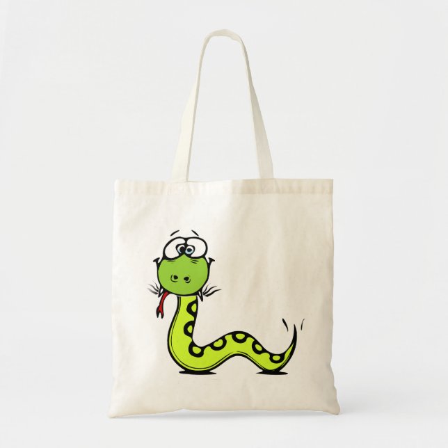Bolsa Tote Cobra verde (Frente)