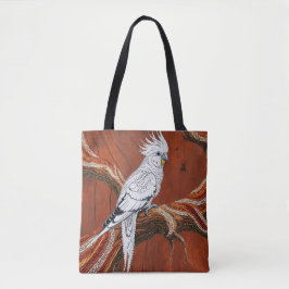 Bolsa Tote Cockatiel aborígene australiano