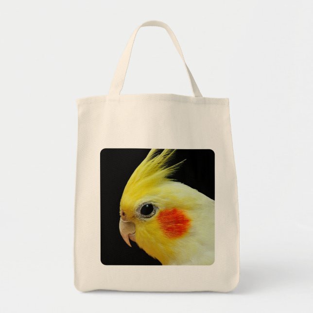Bolsa Tote Cockatiel de Lutino (Frente)