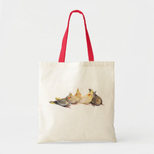 Bolsa Tote Cockatiels