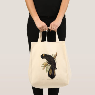 Bolsa Tote Cockatoo preto de cauda amarela de Gould