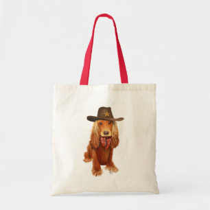 Bolsa Tote Cocker Spaniel Cowboy