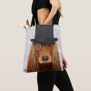Bolsa Tote Cocker Spaniel, Formal Hound e Chapéu